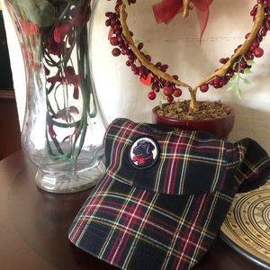 Black Tartan Plaid Southern Proper Cap “Frat Hat”